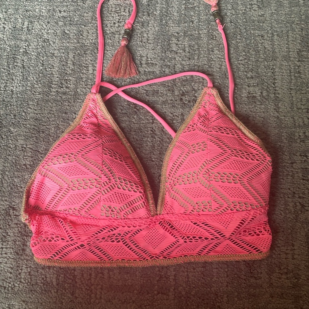 Becca crocheted bikini top